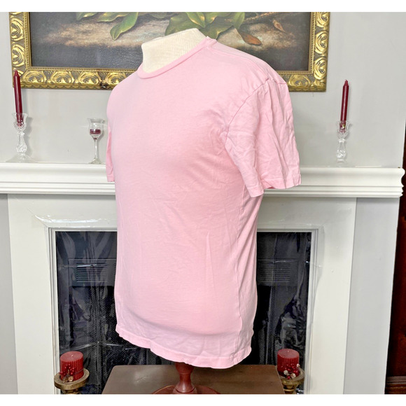 Fashion Nova Men Crew Neck Cotton Pink T-Shirt Medium - Picture 3 of 5